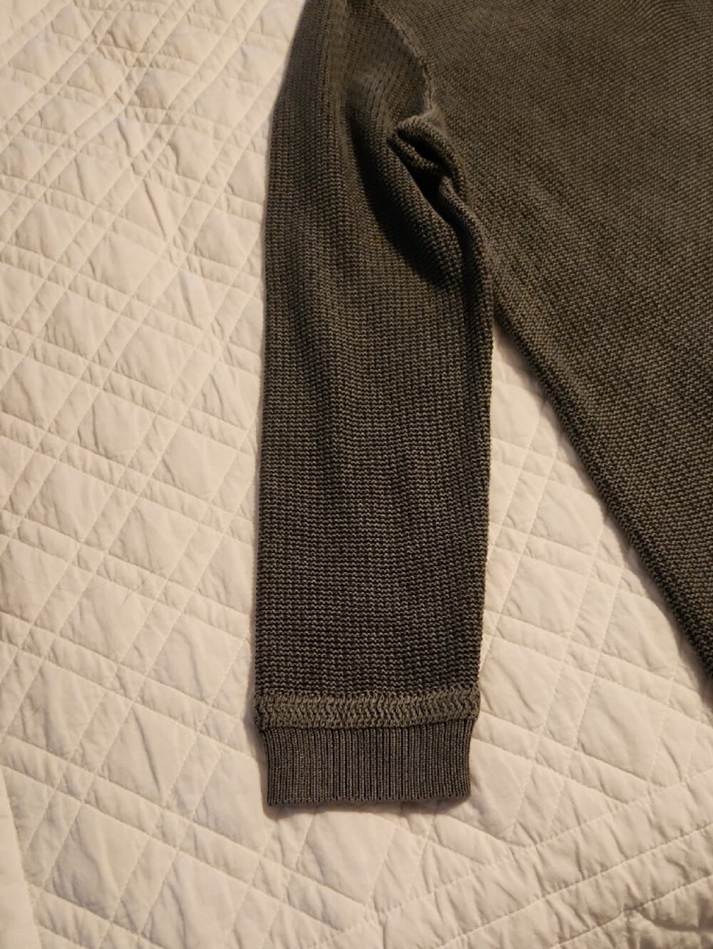 Carbon2Cobalt Men's  Quarter-Zip Knit Sweater, size XL - Picture 5 of 11